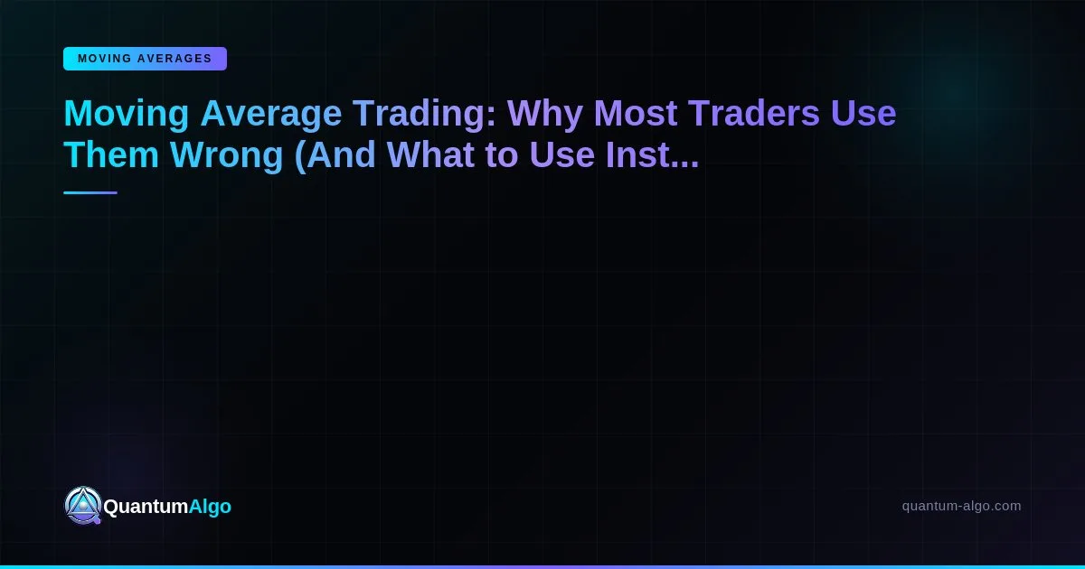 Moving Average Strategy Guide — Blog