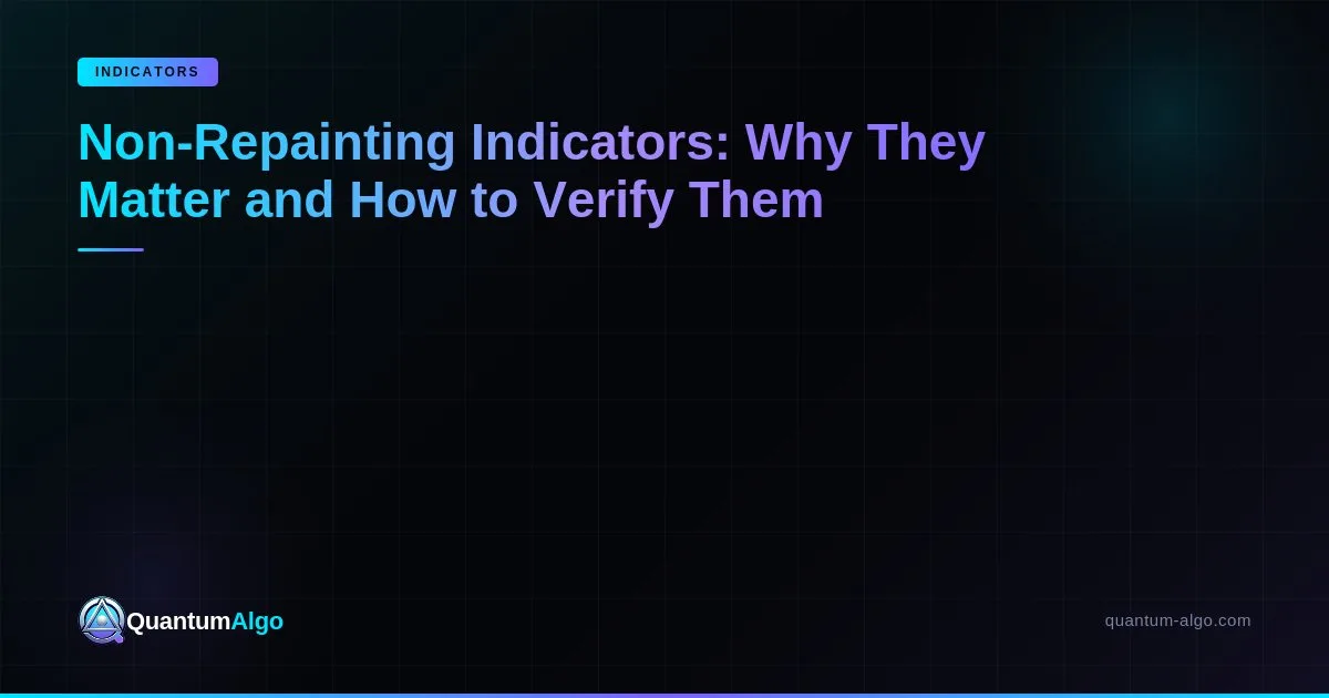 Non Repainting Indicator Tradingview — Blog