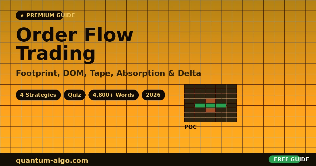Order Flow Trading: Complete Guide 2026 — Premium Guide