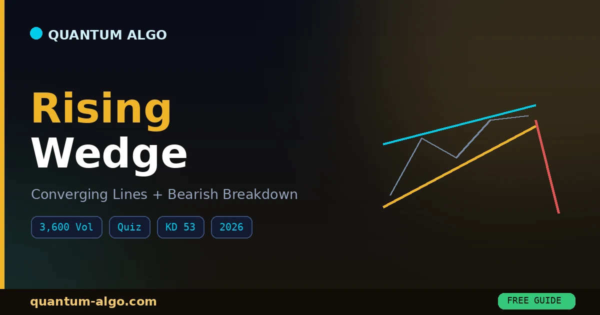 Rising Wedge Pattern: Complete Guide 2026