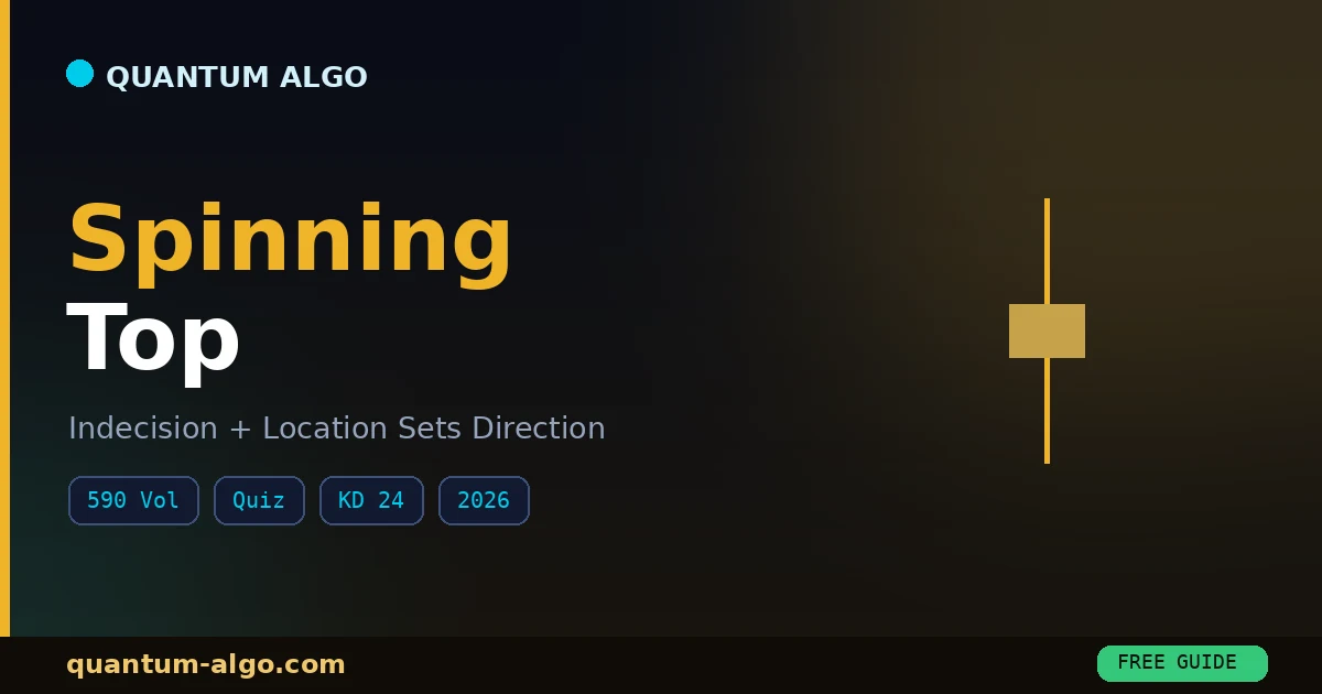 Spinning Top Candlestick: Complete Guide 2026