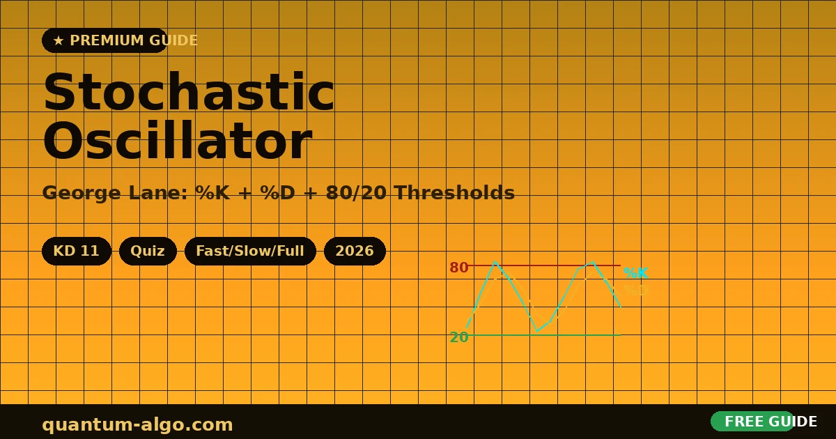 Stochastic Oscillator: Complete Guide 2026